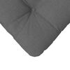 vidaXL Seat Cushions 4 pcs Dark Grey 40 x 40 x 12 cm Fabric