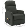 vidaXL Stand up Massage Chair Anthracite Faux Leather