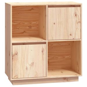 vidaXL Sideboard 74x35x80cm Solid Wood Pine