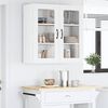 vidaXL Kitchen Cabinet White 80 x 31 x 80 cm Engineered Wood
