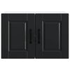 vidaXL Kitchen Cabinet with Door Black 60 x 31 x 40 cm Engineered Wood