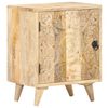 vidaXL Carved Bedside Cabinet 40x30x50 cm Solid Mango Wood