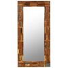 vidaXL Wall Mirror Solid Reclaimed Wood 60x120 cm