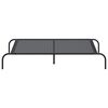 vidaXL Elevated Dog Bed Black 130x80x20 cm Textilene and Steel