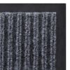 vidaXL Door Mat Grey 90 x 60 cm PVC
