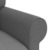 vidaXL Sofa Dark Grey Overall dimensions: 245 x 82 x 80 cm (W x D x H)
