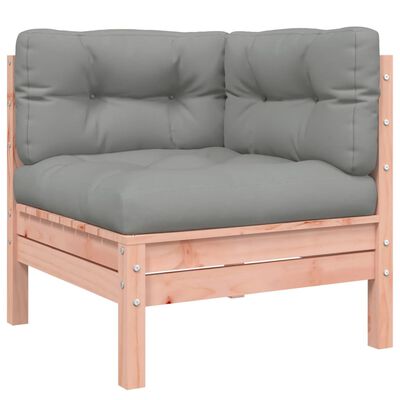 vidaXL 6 Piece Garden Sofa Set with Cushions Solid Wood Douglas Fir