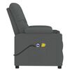 vidaXL Stand up Massage Chair Dark Grey Fabric
