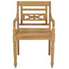 vidaXL Batavia Chairs 8 pcs Solid Teak Wood