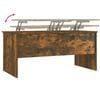 vidaXL Coffee Table Smoked Oak 102x50.5x46.5 cm Engineered Wood