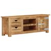 vidaXL TV Cabinet 110x30x40 cm Rough Mango Wood