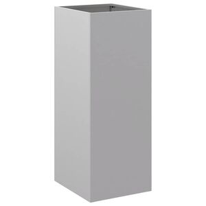 vidaXL Planter Silver 32x29x75 cm Galvanised Steel
