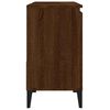 vidaXL Bathroom Cabinet Brown Oak 65x33x60 cm Engineered Wood