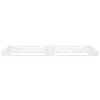 vidaXL Pallet Bed without Mattress White 100x200 cm Solid Wood