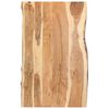 vidaXL Table Top Solid Acacia Wood 100x(50-60)x3,8 cm