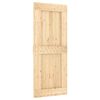 vidaXL Sliding Door with Hardware Set 85x210 cm Solid Wood Pine