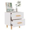 vidaXL Bed Cabinet White 40x35x47.5 cm