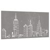vidaXL Garden Wall Decoration 105x55 cm Corten Steel Skyline Design