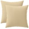 vidaXL Cushion Cover 2 pcs HEERLEN Beige 45 x 45 cm Polyester