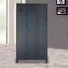 vidaXL Locker Cabinet Metal Industrial Style 90x45x180 cm