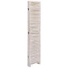 vidaXL 4-Panel Room Divider White 140x165 cm Wood