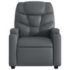vidaXL Massage Recliner Chair Grey Faux Leather