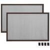 vidaXL Extendable Insect Screen for Windows Brown