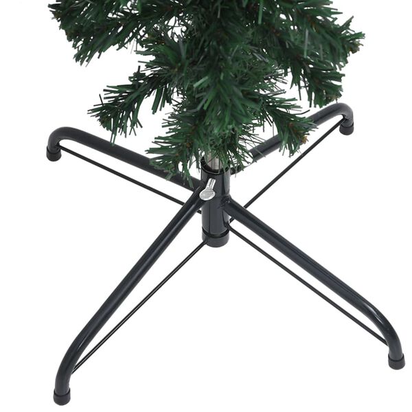 vidaXL Upside-down Artificial Pre-lit Christmas Tree Green 120 cm