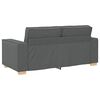 vidaXL 2-Seater Sofa Dark Grey 180x78x84 cm Fabric