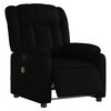vidaXL Stand up Massage Recliner Chair Black Faux Leather