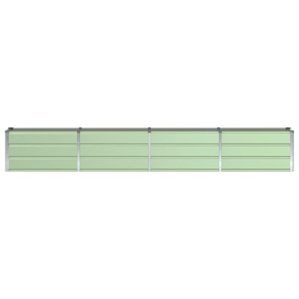 vidaXL Planter Green 320 x 40 x 45 cm Steel
