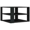 vidaXL Coffee Table Black 58x58x40 cm Engineered Wood