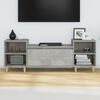 vidaXL TV Cabinet Concrete Grey 160x35x55 cm Engineered Wood