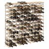 vidaXL Wine Rack for 120 Bottles Solid Pinewood