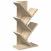 vidaXL Tree Bookshelf 4-Tier 30 x 18 x 60 cm Engineered Wood
