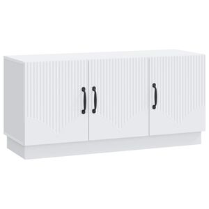 vidaXL TV Cabinet White 99 x 34.5 x 47 cm Engineered Wood