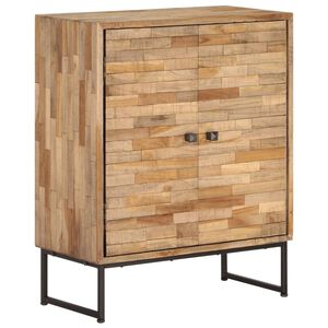 vidaXL Sideboard | Natural Brown | Reclaimed teak wood | 60 x 30 x 75 cm