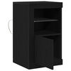 vidaXL Side Cabinet Black oak 41 x 37 x 67 cm Engineered Wood