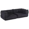 vidaXL 2-seater Modular Sofa Anthracite 140x70x36 Fabric