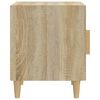 vidaXL Bedside Cabinet Sonoma Oak Engineered Wood