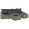 vidaXL Sofa Set 5 pcs Poly Rattan