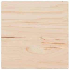 vidaXL Table Top 50x50x1.7 cm Square Solid Wood Pine