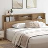 vidaXL Headboard Cabinet with Shelf Artisan Oak 220 x 19 x 101.5 cm