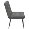 vidaXL Relaxing Chair Dark Grey 64x74x84 cm Velvet