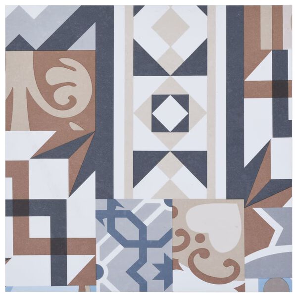 vidaXL Self-adhesive Flooring Planks 20 pcs PVC 1.86 m&sup2; Mono Pattern