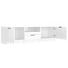 vidaXL TV Cabinet High Gloss White 140x35x40 cm Engineered Wood