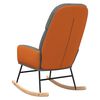 vidaXL Rocking Chair Light Grey Fabric
