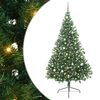 vidaXL Artificial Pre-lit Christmas Tree Green 240 cm PVC