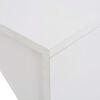 vidaXL Bar Table with Cabinet White 115x59x200 cm