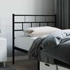 vidaXL Metal Replace Headboard Black 107 cm
